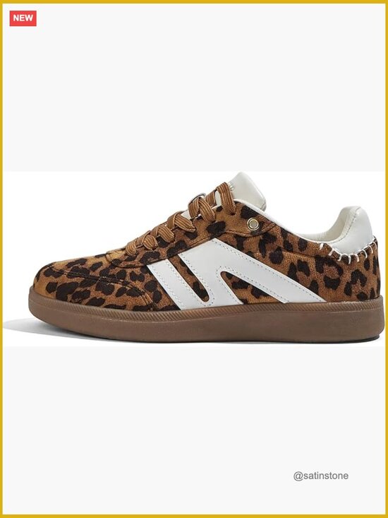 Shoes - Genuine Leather & Suede Retro Fashion Sneaker, Anti-Slip Gum Sole